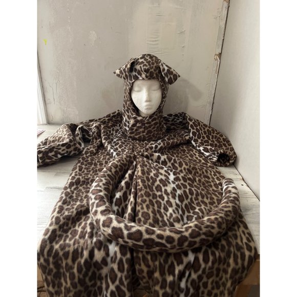 Adult? Large child soft plushy leopard costume - Picture 2 of 4
